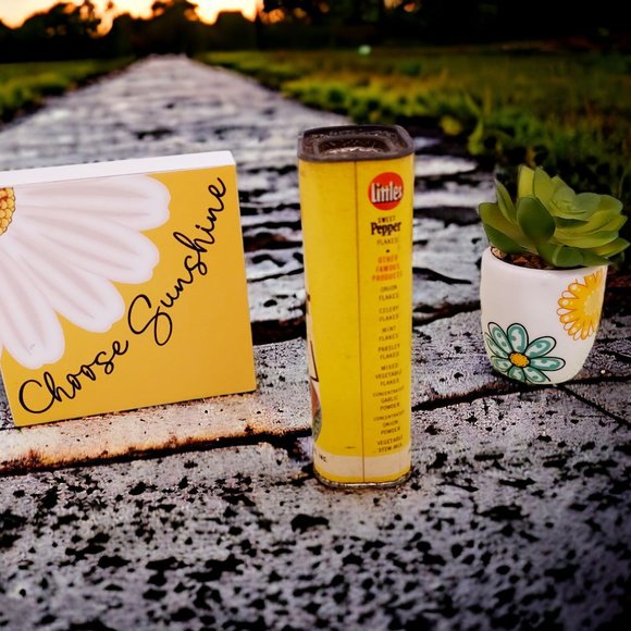 RARE Antique Vintage "Littles" Dehydrated Sweet Pepper Flakes Spice Tin - Picture 4 of 7